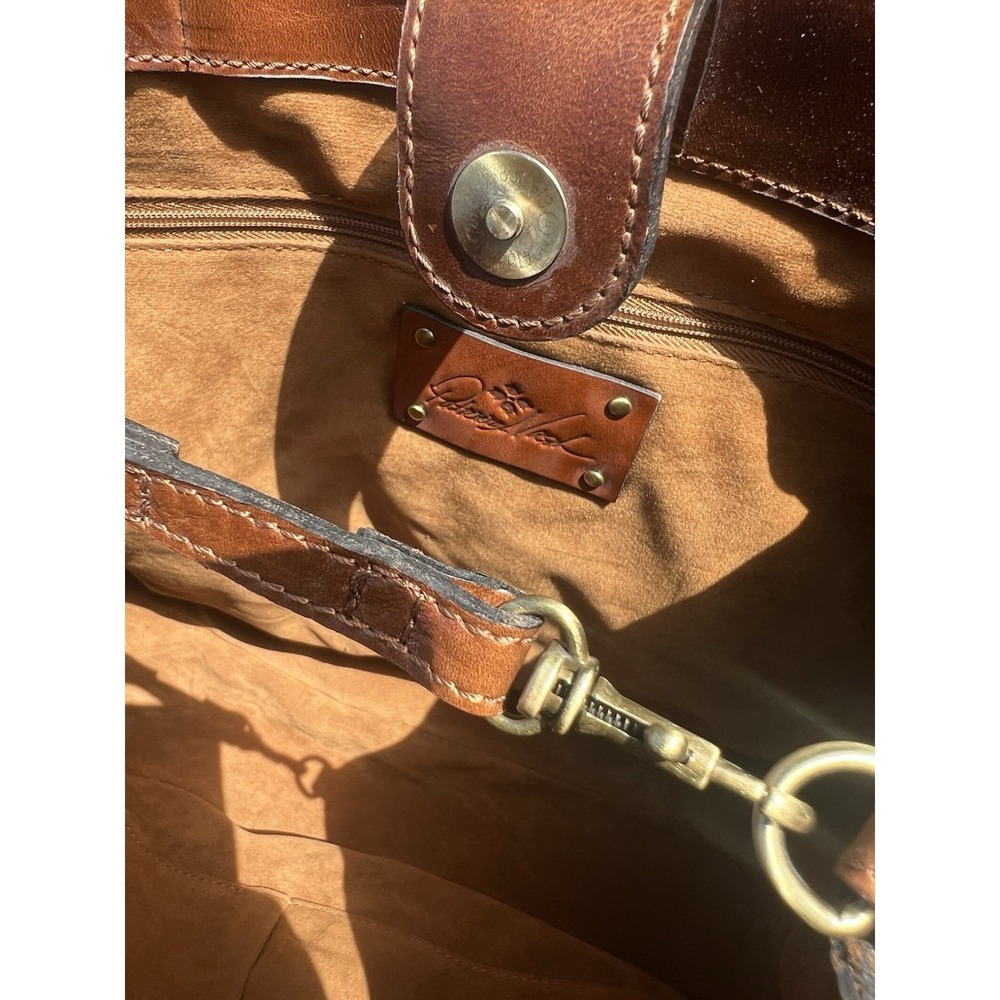 Patricia Nash Mallory Tote European Map Collection Leather Shoulder Bag NWT - Picture 10 of 16